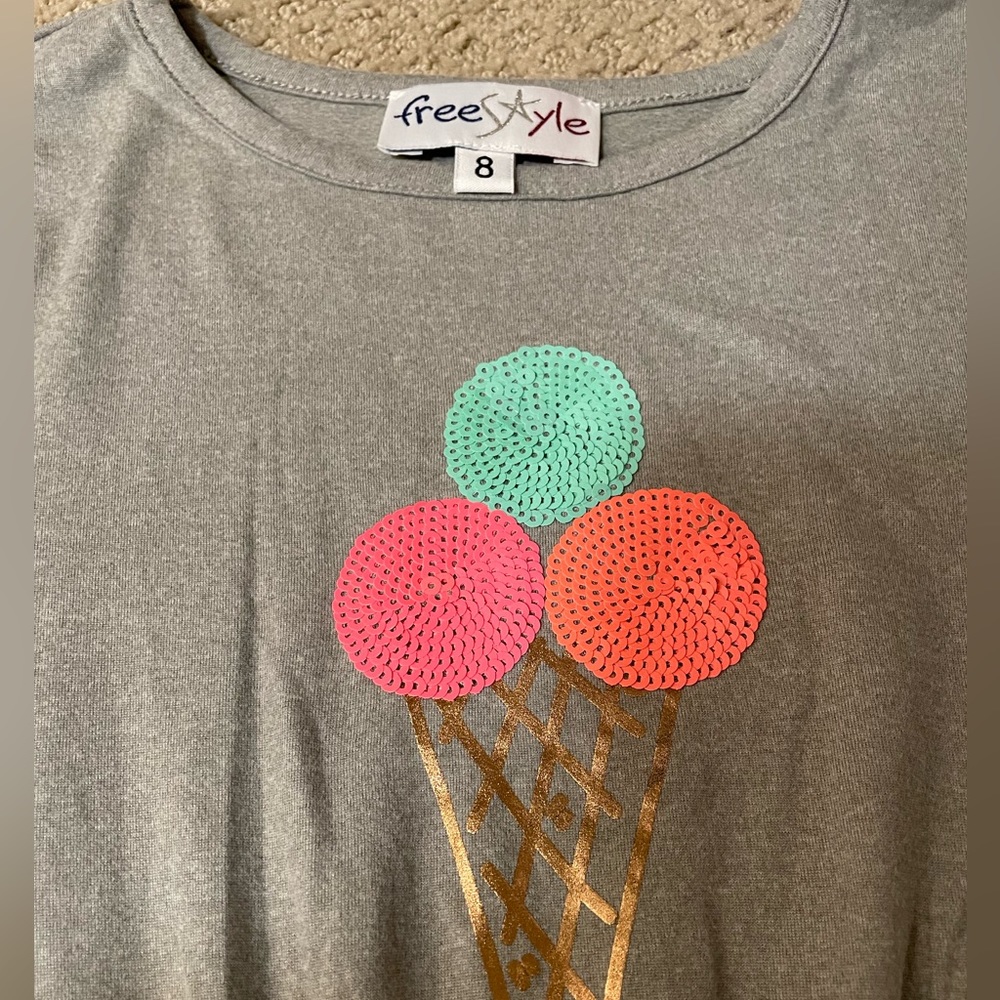 Girls ice cream dress - size 8 - Picture 4 of 6